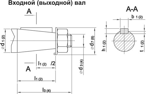Входной (выходной) вал